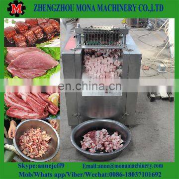 Commercial Chicken Meat Cube Cutter/fish Meat Cutting Machine/pork Dicer Machine for Sale photo-6