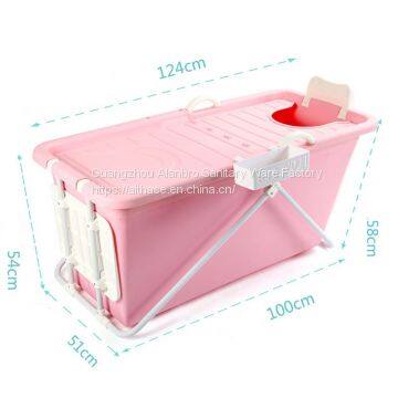 2018 New Portable Plastic Foldable Bathtub for Adult Freestanding Folding Adult Plastic Tub/Portable Bathtub photo-3