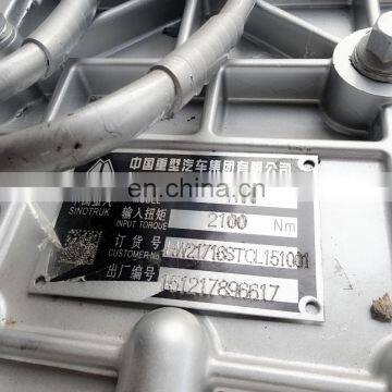 Truck Transmission Gearbox for Sinotruck AZ2201001342/7