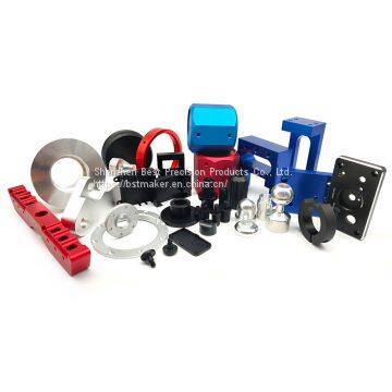 Small Order Cnc Machined Milling Colorful Anodized Aluminium Parts photo-2