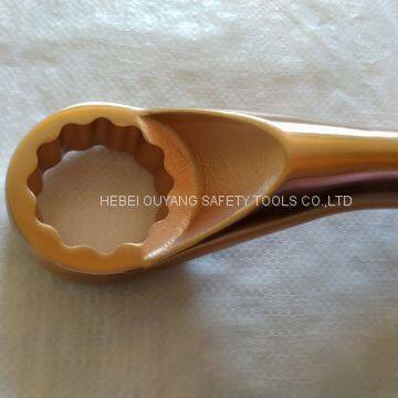 Non-Sparking Safety Tools Striking Wrench Spanner,46MM,Be-Cu,American Type photo-3