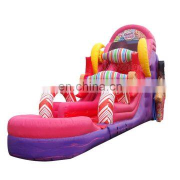 Вздуваемая водная горка для детского двора Blow Up Water Slides Sugar Rush