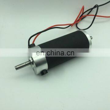 52mm High Speed Replaceable Brush dc Motor CNC Dual Shaft Upto 350w photo-4