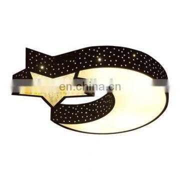 creative led ceiling lamp romantic stars moom acrylic lighting chandelier