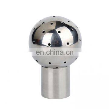 Sanitary High polished Fix male Female Threaded Cleaning spray Ball for Tank