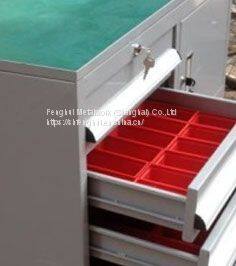 Heavy Duty Double Door Drawer Maintenance Workshop Hardware Tool Cabinet Worktable Storage Cabinet Parts Cabinet photo-2