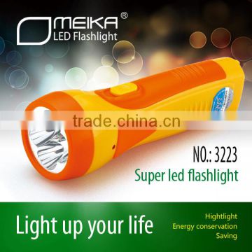 Rechargeable led car lighter torch flashlight