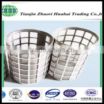 Square hole mesh type and cylindrical filter custom strainer