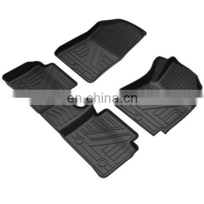 Custom Luxury 3D RHD Auto Mats TPE Car Floor Mat Use For Hyundai i10