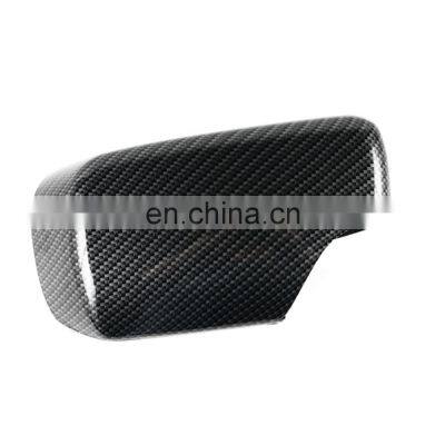 Rearview Mirror Covers For BMW E46 Car Styling Carbon Fiber Wing Door Rearview Heated Mirrors Cap 51168238375 51168238376 ABS photo-3