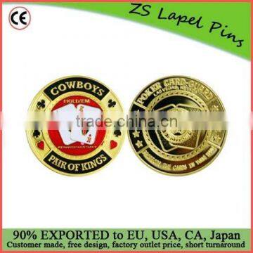 Cowboys Poker Card Guard Protector/ Metal Poker Guards
