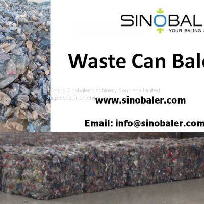 Waste Can Baler Machine