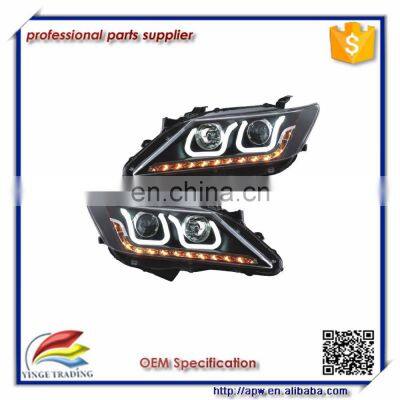 12-13 Double U Style Led Light Headlamp Camry Front Light DRL