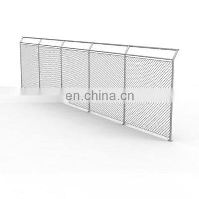 High Quality Anti-corrosive Beautiful Form Plastic Chain Link Fence for Sale