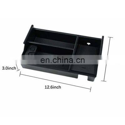 Interior Accessories Parts Silicone Armrest Rest Storage Box Center Control Console Organizer Tray For Toyota Tundra photo-3
