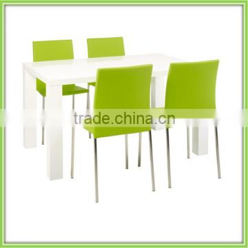 Rectange MDF Wood Dining Table White