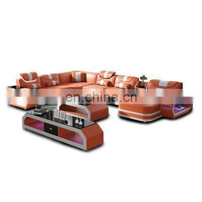 modern genuine leather sectional sofa set couch living room furniture sets home furniture living room sofas