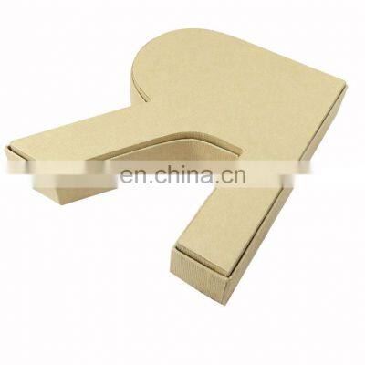 Cardboard Marquee Number R Shape 26 Alphabet Letters Paper Packaging Box for Home Decor Wedding Birthday