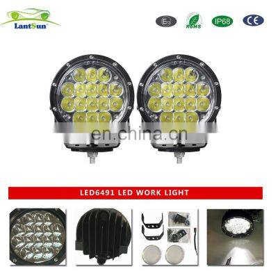 Lantsun LED6491 5 Inch Round Led Fog Driving Lights Spot Beam Led Work Lights 64w photo-3