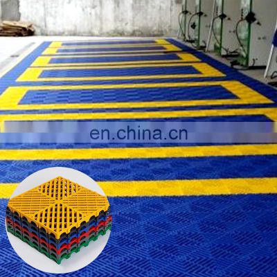 CH Factory Wholesale Cheapest Modular Solid Drainage Waterproof Vented Eco-Friendly 50*50*4cm Garage Floor Tiles