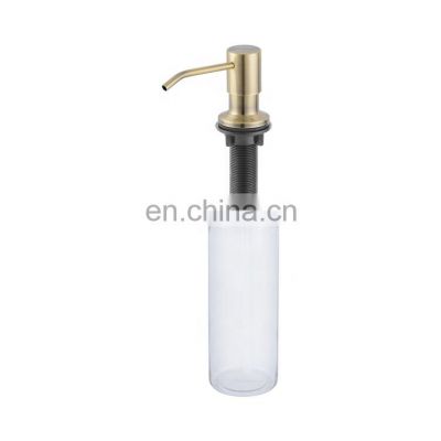 Finish 1000Ml Metal Pump Press Sink Soap Dispenser Bottle, Plastic Kitchen Soap Dispenser, Hand Sanitizer Dispenser For Hotels