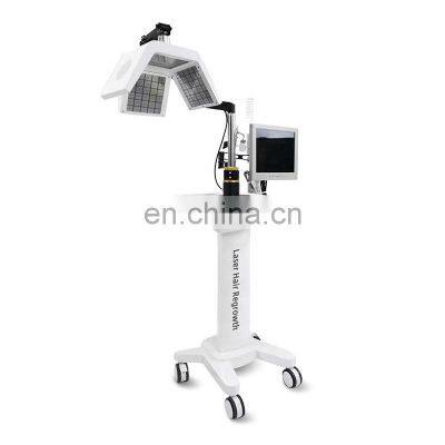 Factory Wholesale Hair Loss Treatment Hair Follicle Detection Machine 650nm Red Light Therapy Hair Growth Laser Equipment