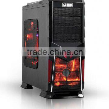 New Black Steel Edition Gaming full tower Case