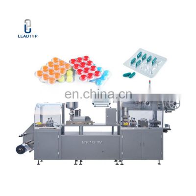 Automatic Flat Tablet Capsule Medicine Plate Aluminum Plastic Blister Packing Machine