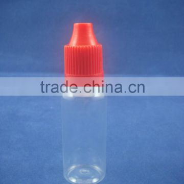 PET e liquid 15ml plastic dropper bottles clear