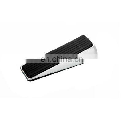 Heavy duty rubber non slip door stopper security door wedge stopper wedge zinc alloy  door wedge