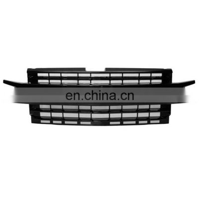 Grille Compatible With 2019-2021 Silverado 1500 Black Front Bumper Upper Mesh Grill