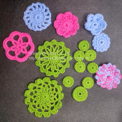 Handcraft garment accessories handmade cotton appliques