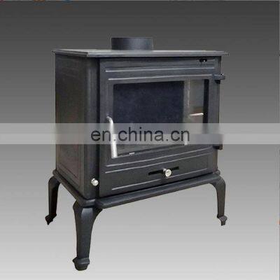 Surround Portable Cast Iron Modern Indoor Wood Burning Fireplaces photo-4
