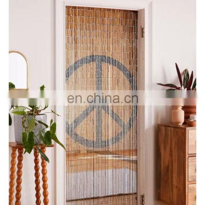 Vietnam supplier Bamboo Beaded Door Curtain luxury beaded painted door curtain High Quality Wholesale in Bulk