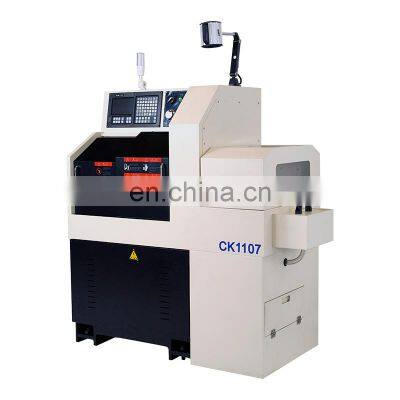 Economical  CK1107 swiss type cnc lathe with high precision