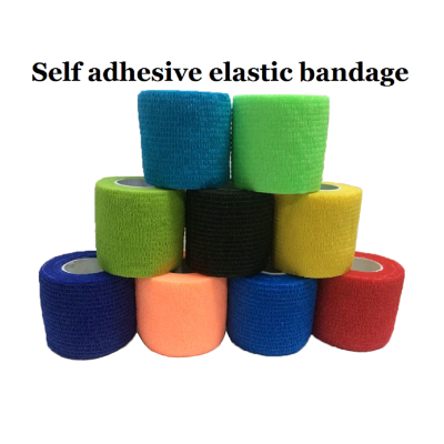 Bandage / Elastic Bandage / Elastic Self-adhesive Bandage / Wound Dressing Gauze Roll photo-5