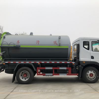 Refuse Collecting Truck Safety Features Including Abs Customized Sewage Suction Solutions Manufacturer