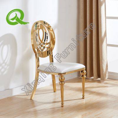 Modern hotel chair dining chair stainless steel chair