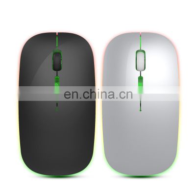 M40 2.4G colorful luminous wireless mouse rechargeable mute notebook desktop office mouse cross-border wholesale