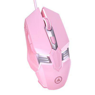 Novo e mais barato mouse G12 colorido com respira??o RGB, mouse de macro para jogos de e - sports, mouse mecanico silencioso para jogos