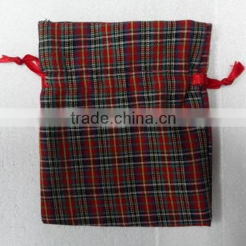 transparent packing pouch/velvet drawstring bag for mobile wrapping