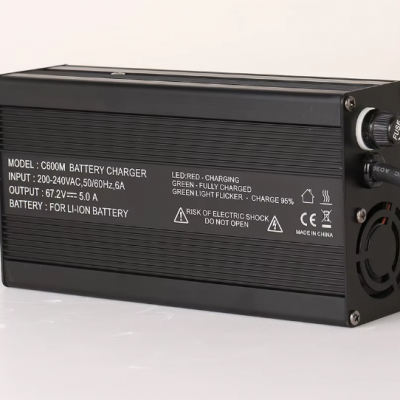 Waterproof 12V-84V Lithium Battery Charger for E-Bikes & Forklifts - 2000W Power Bank With CE Certification