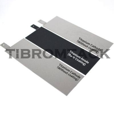 [3-Pack] 150x50mm MMO Titanium Anode With Ru-Ir Coating & 2 Titanium Cathode Plates photo-4