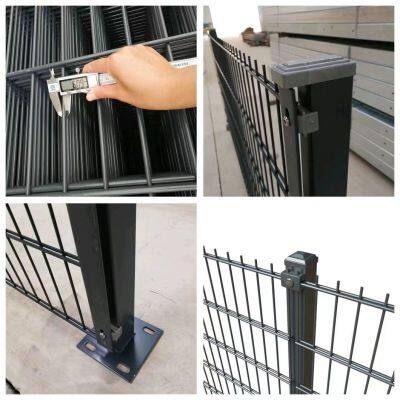 Double Wire Mesh Fence With Reinforced Edges for Structural Integrity photo-3