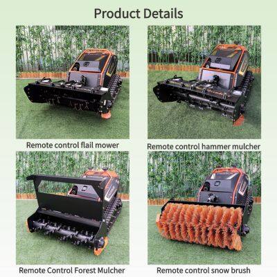 Multifunctional Self Propelled 4-Stroke Cordless Forestry Mulcher MTSK1000 Lawn Mower Flail Robot With Spare Parts Kit photo-2