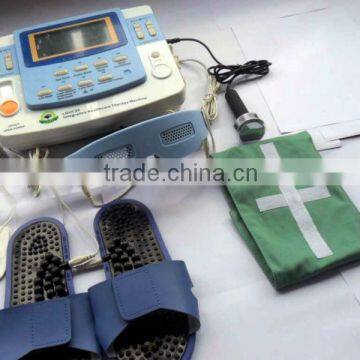 comprehensive 7 channels ultrasound physical therapy equipment with laser LGHC-33