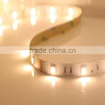 12V SMD5050 60leds Warm White waterproof led strip light IP65