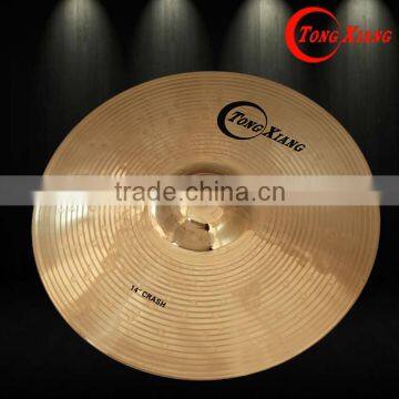 Tongxiang TXD B20 bronze Crash Drum Cymbal for sale, Percussion instrument musik