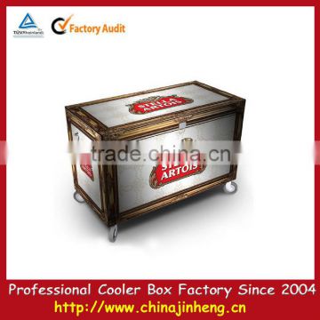 metal outdoor picnic cooler