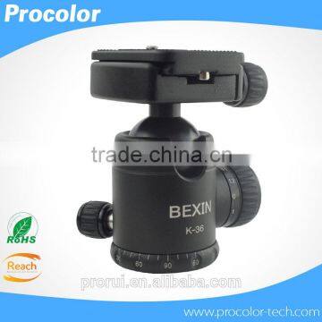 Capacity Metal Micro Ball Head ballhead digital camera head+Quick Release Plate Tripod Support DSLR